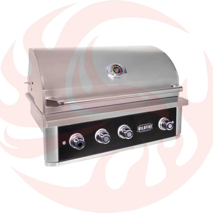Wildfire Outdoor Living Ranch Pro 304 Stainless Steel Propane Gas Grill, 36" (WF-PRO36G-RH-LP) (SAK28346) - Phoenix Fire Art Store