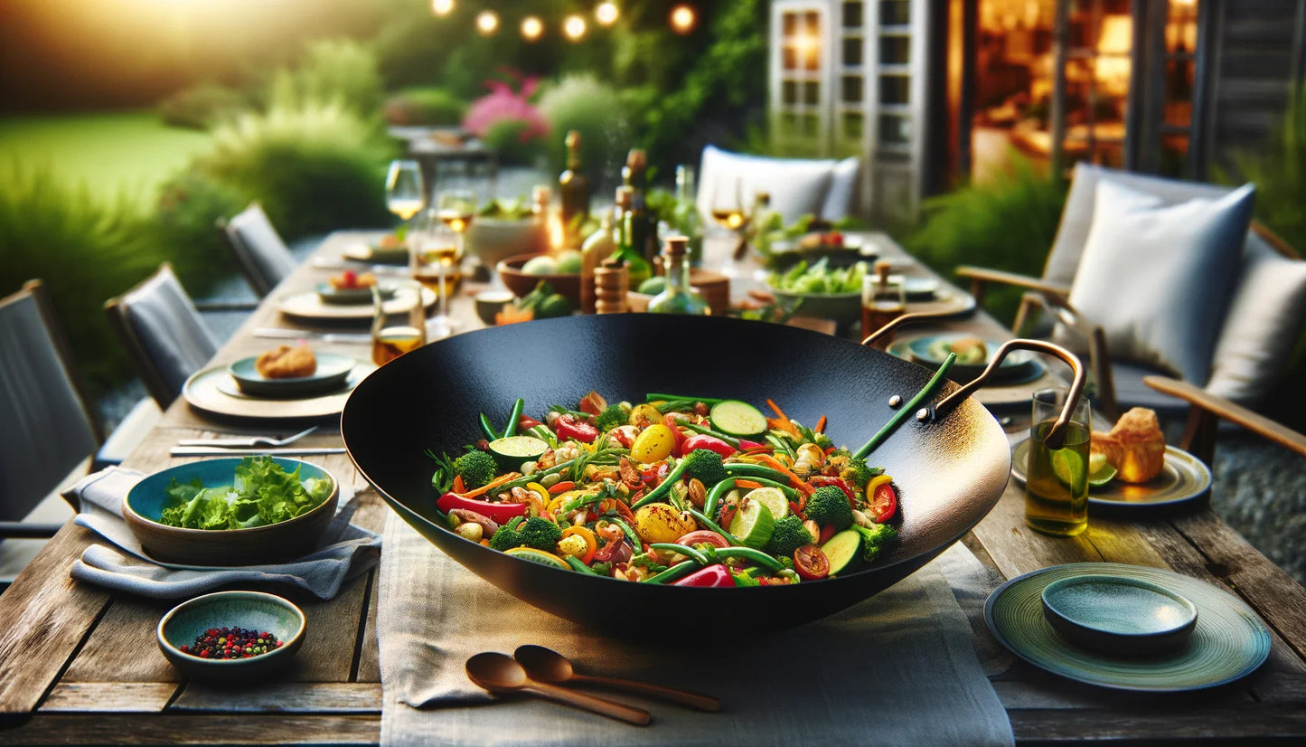 Arteflame Grill Wok Holder - Master Wok Cooking on Your Grill - Phoenix Fire Art Store