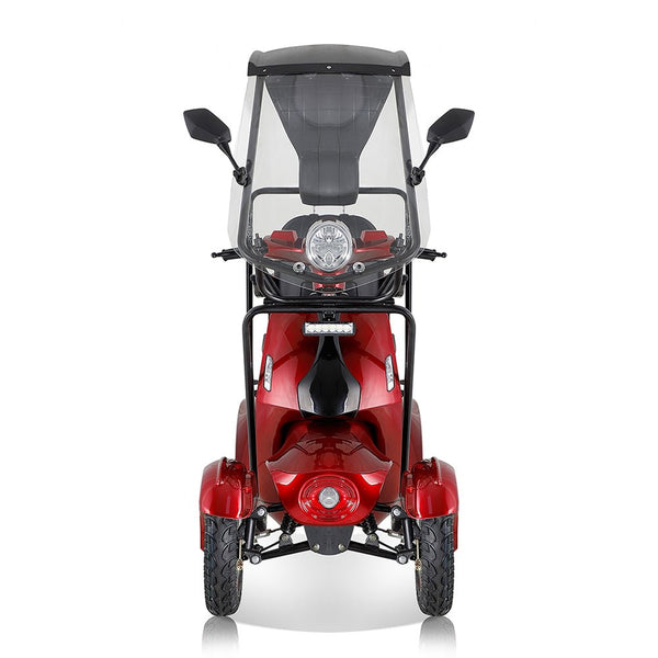Zvg 600W 60V/20AH Four-Wheel Electric Elderly Handicap Adult Mobility Travel Scooter W/ Cover (SAK95716)